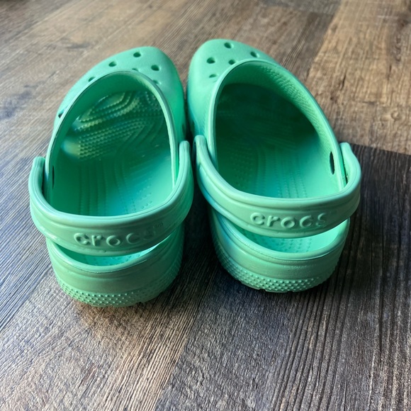 Mint Crocs - Size W 9 - Picture 3 of 6